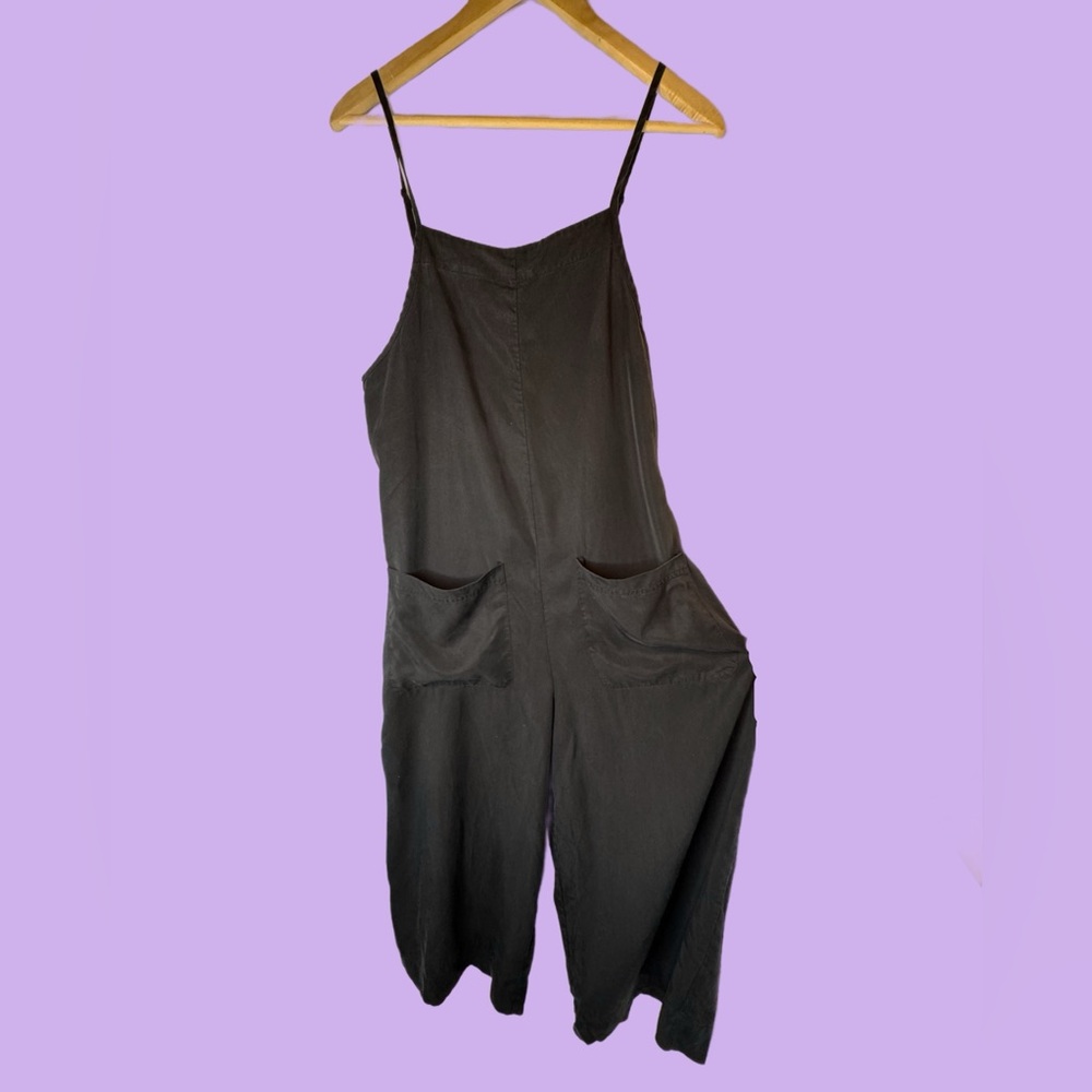 Paper Label | Women's Black Jumpsuit with Pockets size Medium